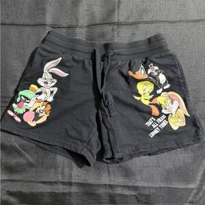 Warner Bros. Black Looney Tunes Women's Athletic Shorts